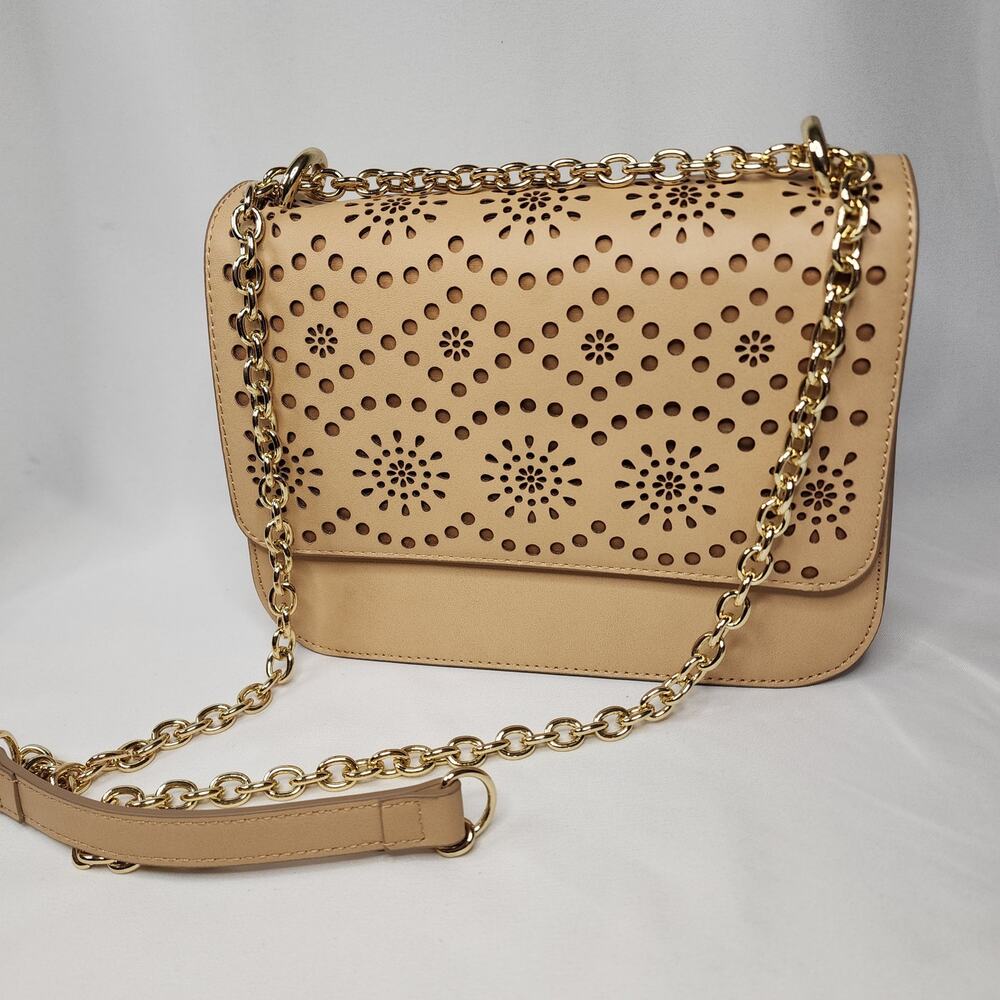 Chelsea28 Dahlia Perforated Faux Leather Handbag – NWT